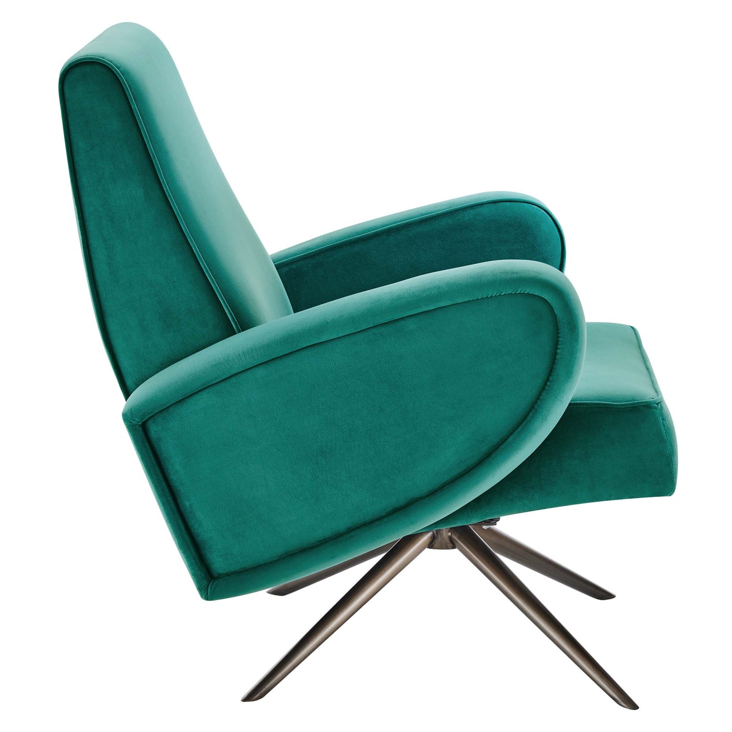 Modway Outlet Superior Performance Velvet Swivel Chair by Modway  Living Room Furniture Teal - EEI-5027-TEA