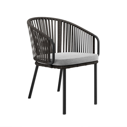 Modway - Harbor Outdoor Patio Armchair by Modway  Outdoor Furniture Bar and Dining Gray - EEI-5033-CHA-GRY