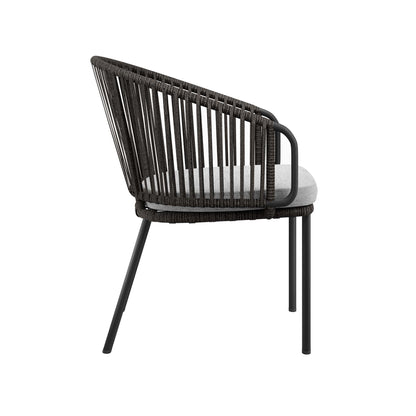 Modway - Harbor Outdoor Patio Armchair by Modway  Outdoor Furniture Bar and Dining Gray - EEI-5033-CHA-GRY