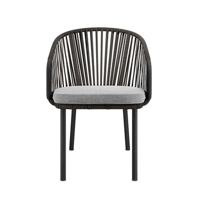 Modway - Harbor Outdoor Patio Armchair by Modway  Outdoor Furniture Bar and Dining Gray - EEI-5033-CHA-GRY
