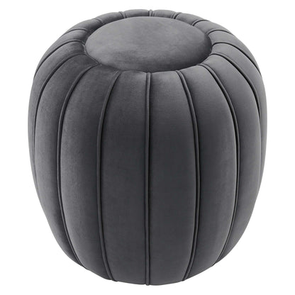 Modway Outlet Celebrate Channel Tufted Performance Velvet Ottoman by Modway  Living Room Furniture Gray - EEI-5034-GRY