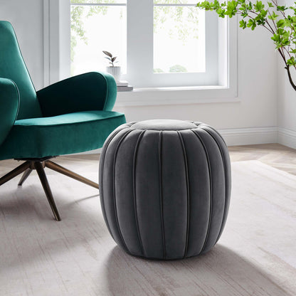 Modway Outlet Celebrate Channel Tufted Performance Velvet Ottoman by Modway  Living Room Furniture Gray - EEI-5034-GRY