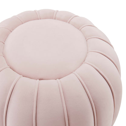 Modway Outlet Celebrate Channel Tufted Performance Velvet Ottoman by Modway  Living Room Furniture Pink - EEI-5034-PNK