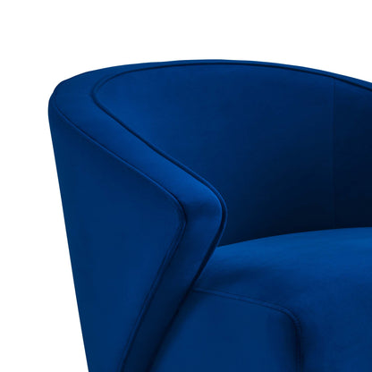 Modway Outlet Odyssey Performance Velvet Armchair by Modway  Living Room Furniture Navy - EEI-5038-NAV