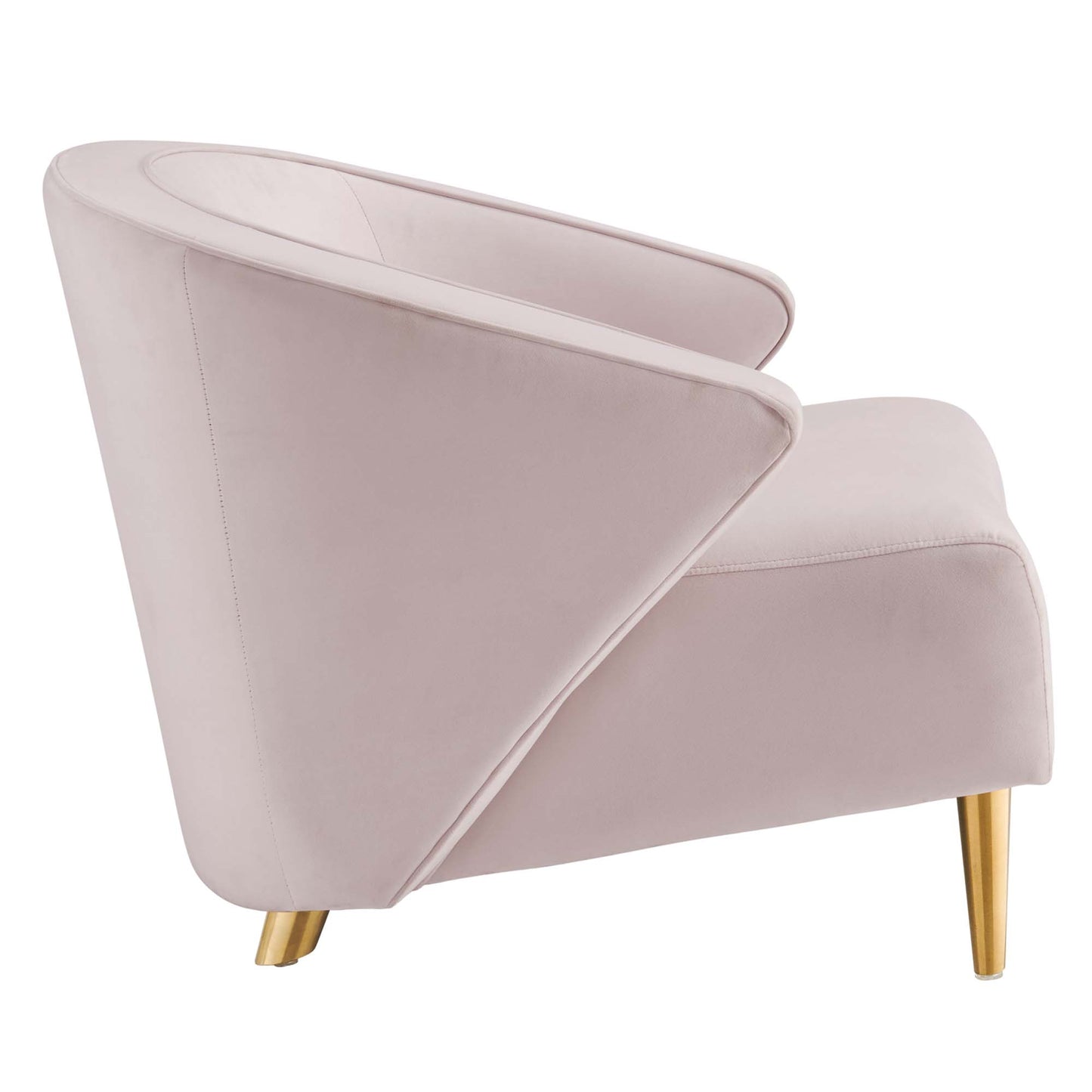 Modway Outlet Odyssey Performance Velvet Armchair by Modway  Living Room Furniture Pink - EEI-5038-PNK