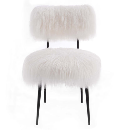 Modway Outlet Skylar Sheepskin Chair by Modway  Living Room Furniture White - EEI-5039-WHI