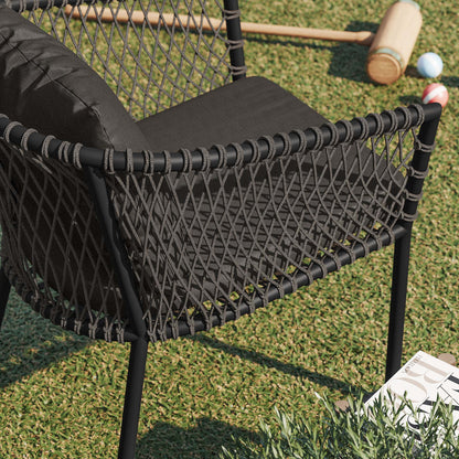 Modway - Sailor Outdoor Patio Dining Armchair by Modway  Outdoor Furniture Bar and Dining Brown - EEI-5040-CHA-CHA