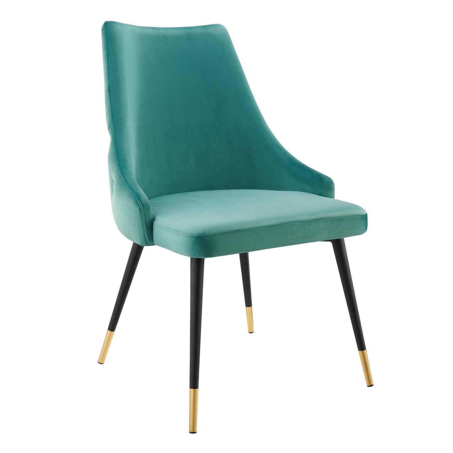 Modway Outlet Adorn Performance Velvet Dining Side Chair Set of 2 by Modway  Bar and Dining Furniture Teal - EEI-5043-TEA