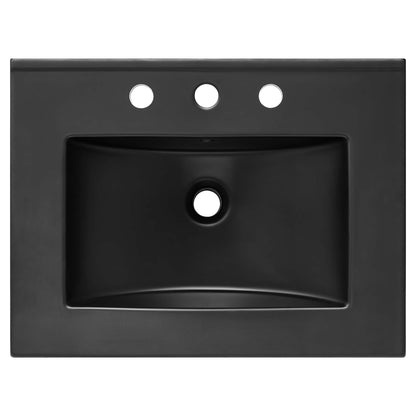 Modway - Cayman 24" Bathroom Sink by Modway  Bathroom Vanities Black - EEI-5069-BLK