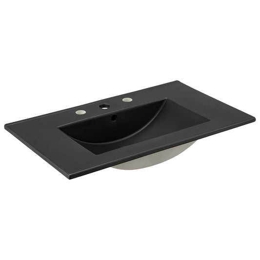 Modway - Cayman 30" Bathroom Sink by Modway  Bathroom Vanities Black - EEI-5070-BLK
