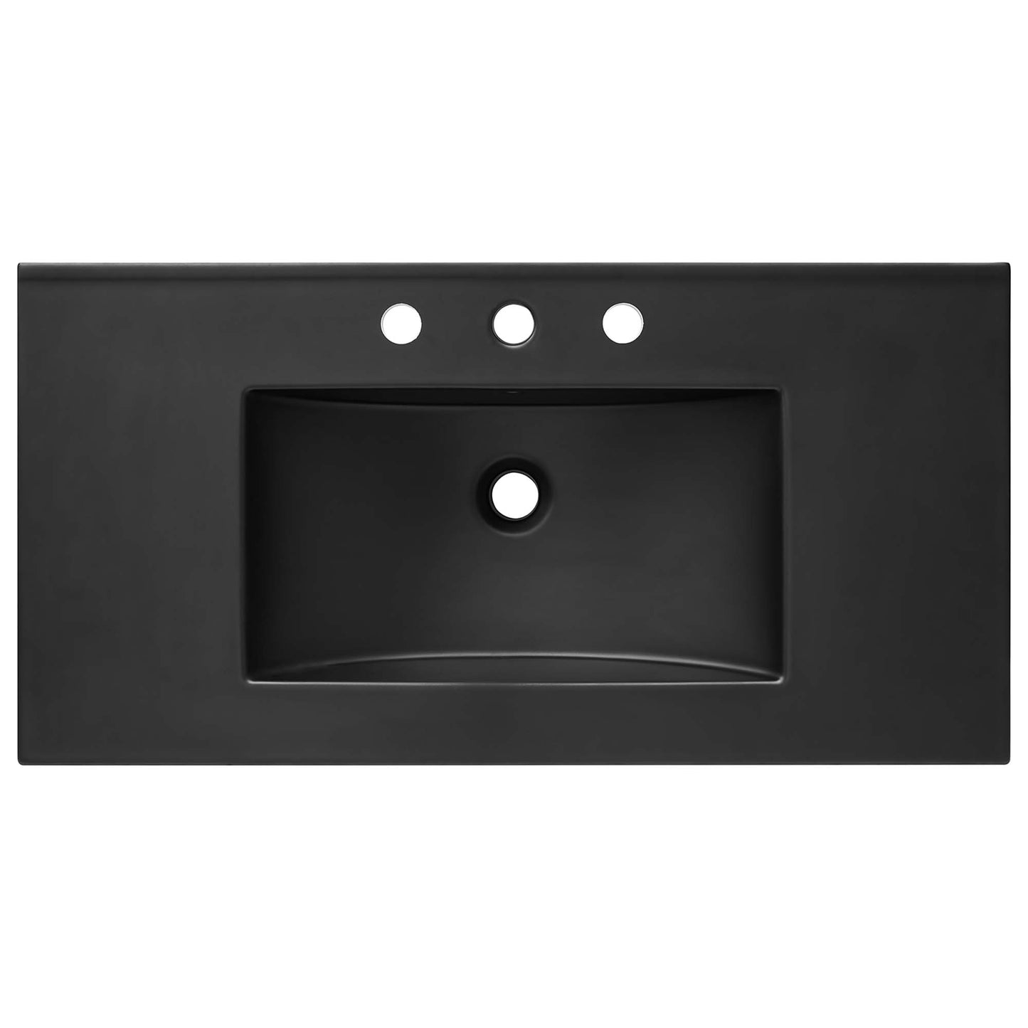 Modway - Cayman 36" Bathroom Sink by Modway  Bathroom Vanities Black - EEI-5071-BLK
