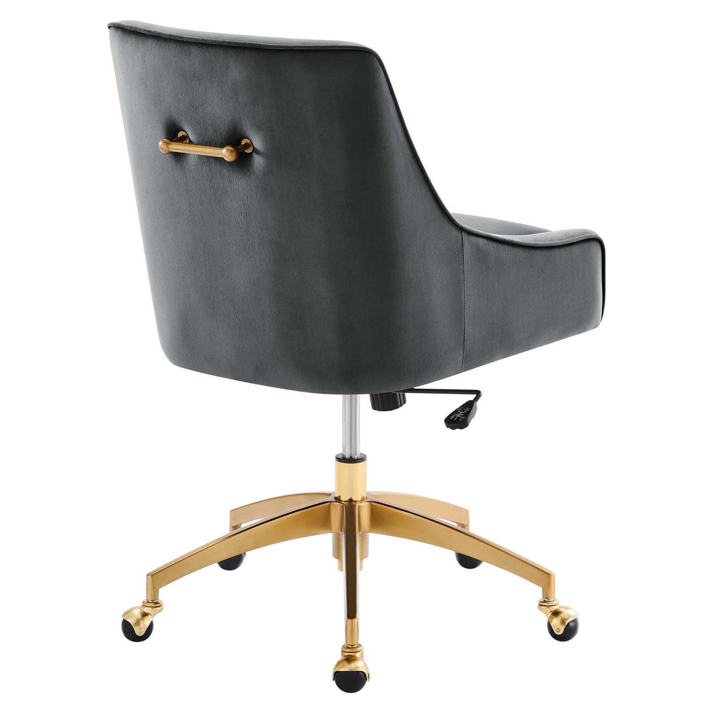 Modway - Discern Performance Velvet Office Chair by Modway  Office Furniture Office Chairs Gray - EEI-5079-GRY
