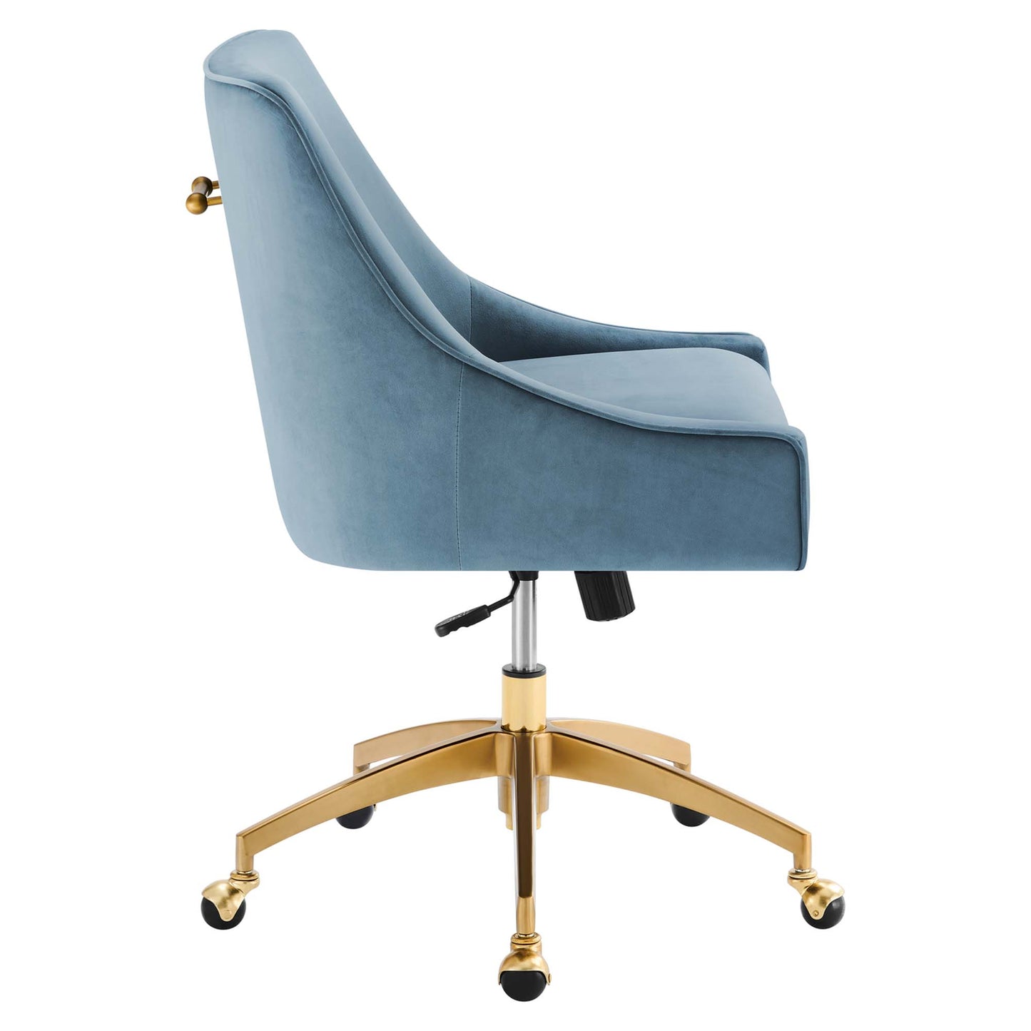 Modway - Discern Performance Velvet Office Chair by Modway  Office Furniture Office Chairs Blue - EEI-5079-LBU