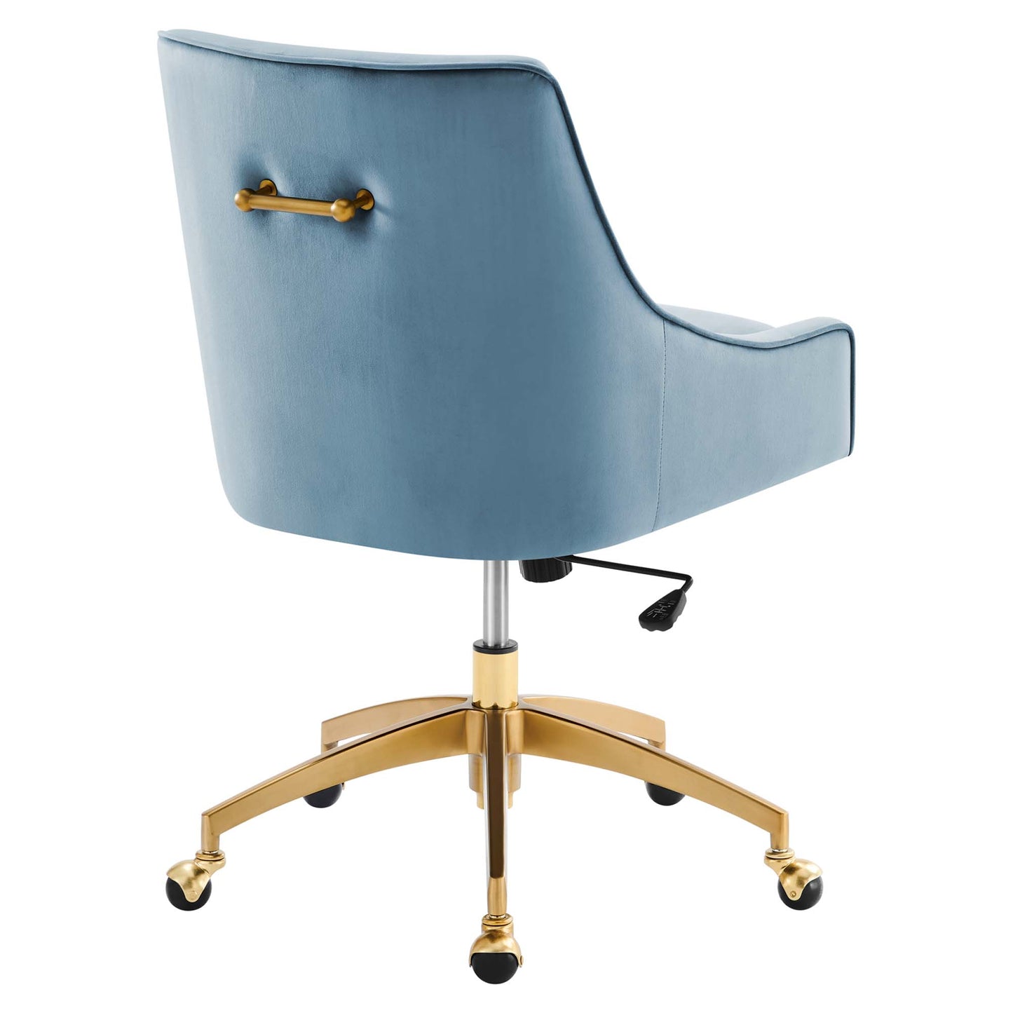 Modway - Discern Performance Velvet Office Chair by Modway  Office Furniture Office Chairs Blue - EEI-5079-LBU