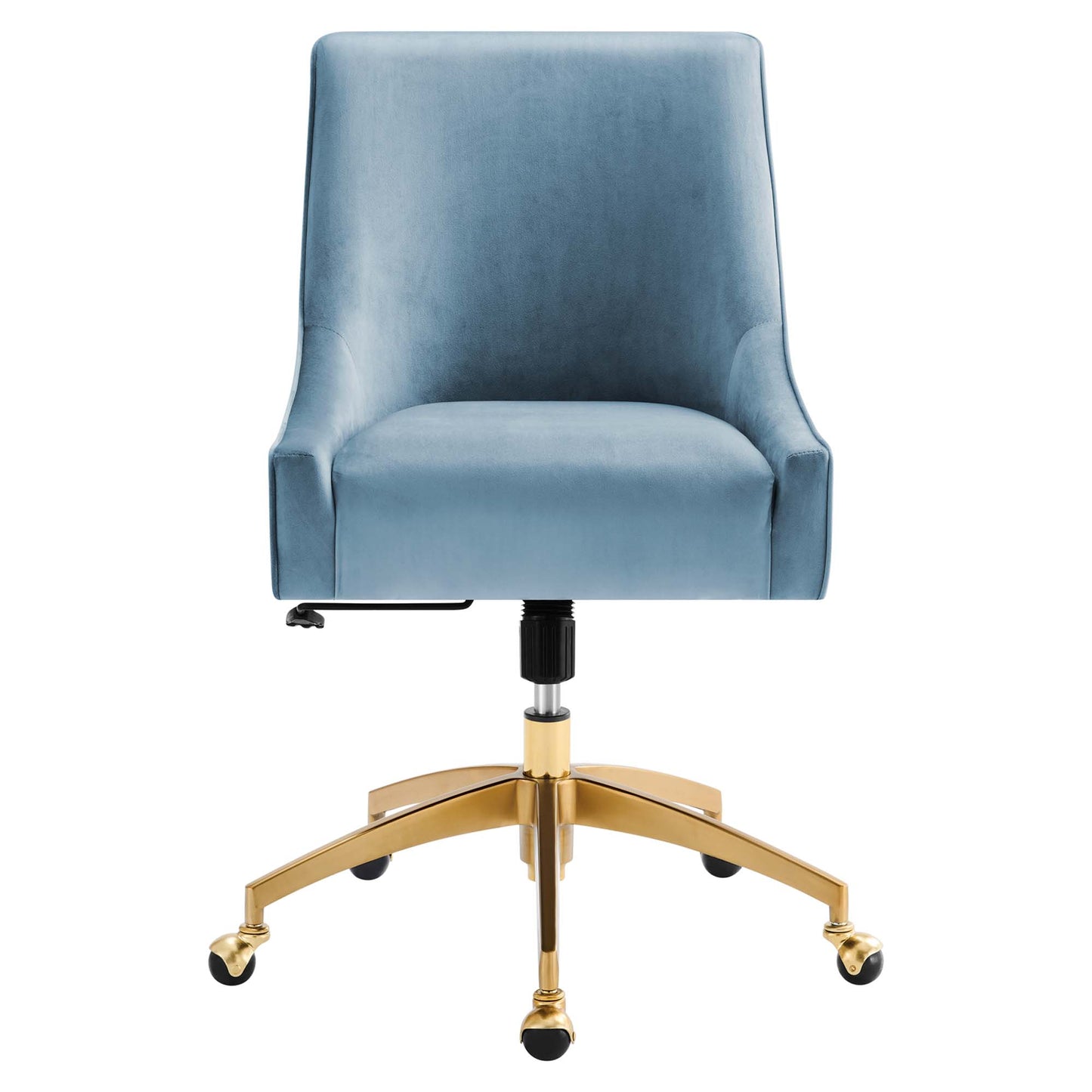 Modway - Discern Performance Velvet Office Chair by Modway  Office Furniture Office Chairs Blue - EEI-5079-LBU