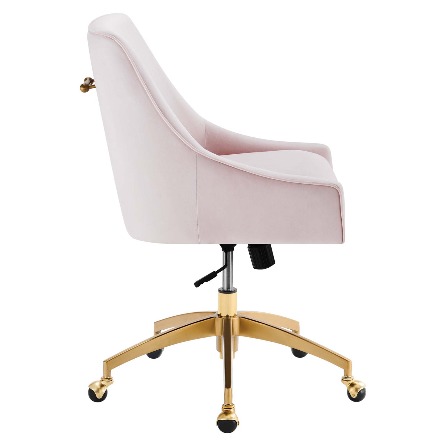 Modway - Discern Performance Velvet Office Chair by Modway  Office Furniture Office Chairs Red - EEI-5079-PNK