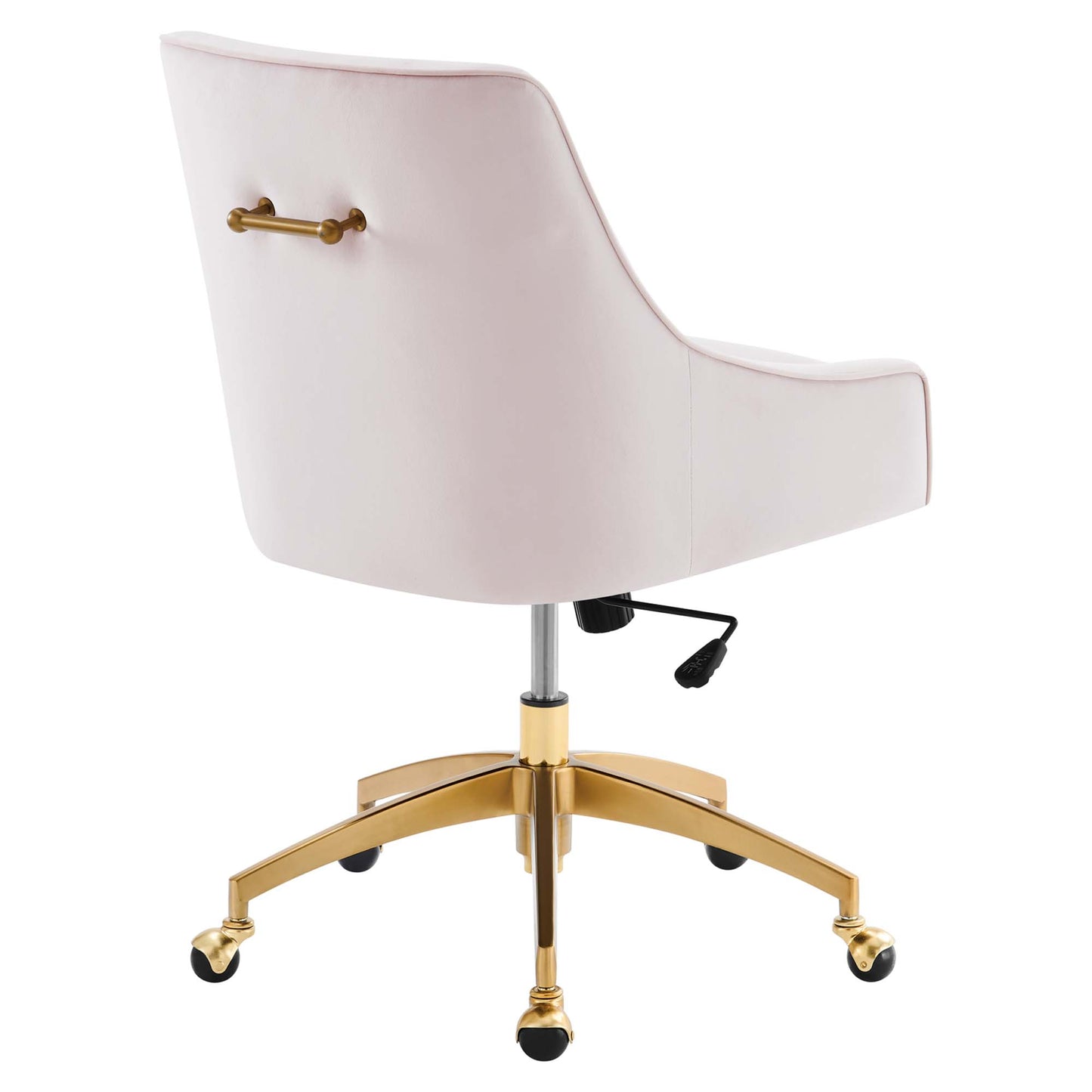 Modway - Discern Performance Velvet Office Chair by Modway  Office Furniture Office Chairs Red - EEI-5079-PNK