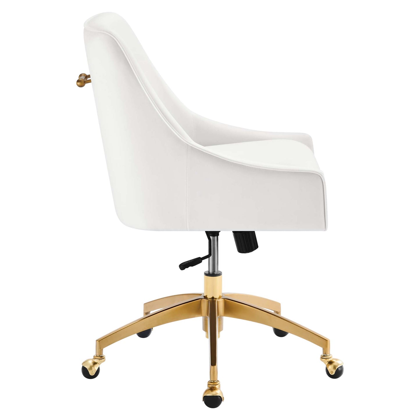 Modway - Discern Performance Velvet Office Chair by Modway  Office Furniture Office Chairs White - EEI-5079-WHI