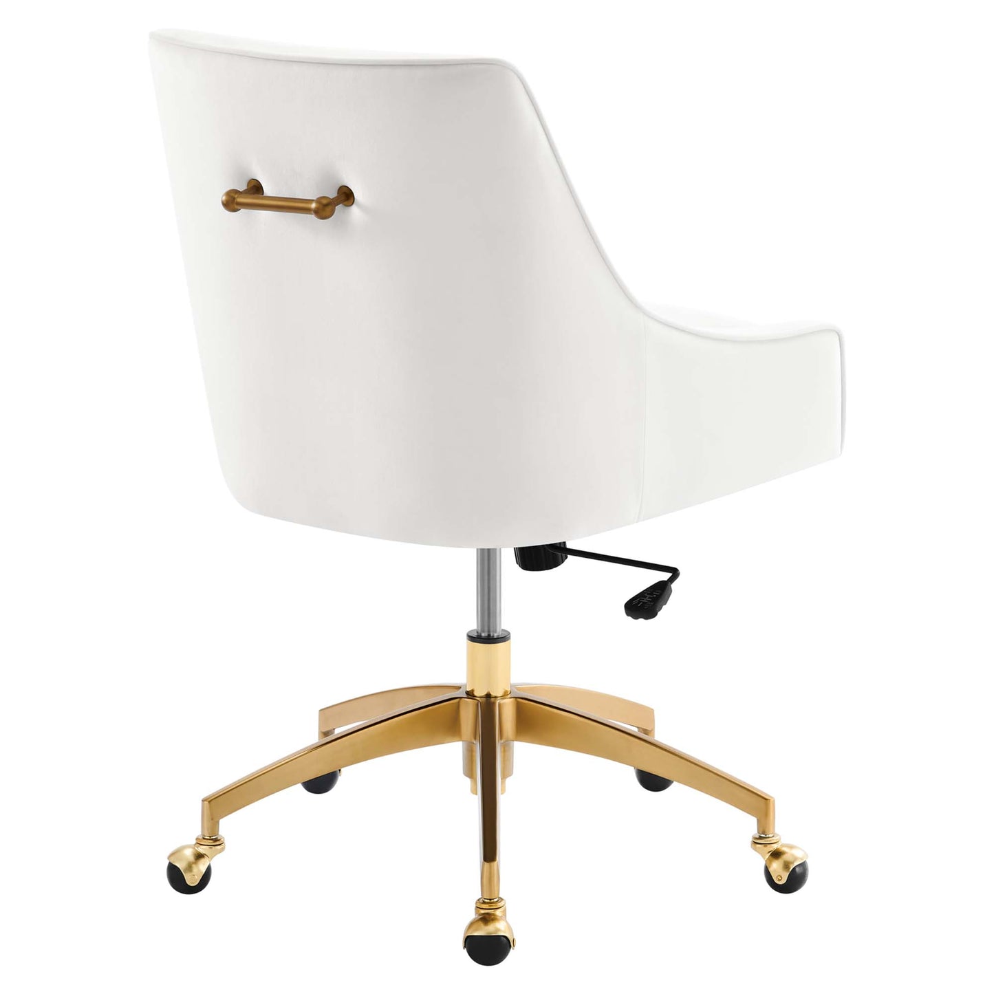 Modway - Discern Performance Velvet Office Chair by Modway  Office Furniture Office Chairs White - EEI-5079-WHI