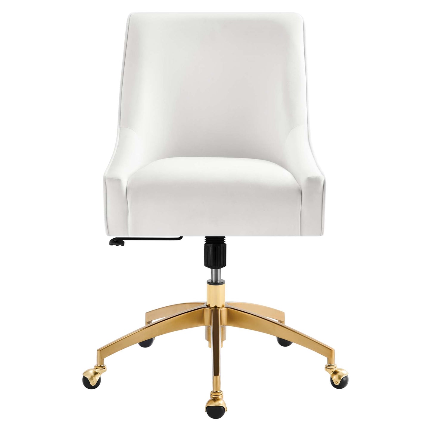 Modway - Discern Performance Velvet Office Chair by Modway  Office Furniture Office Chairs White - EEI-5079-WHI