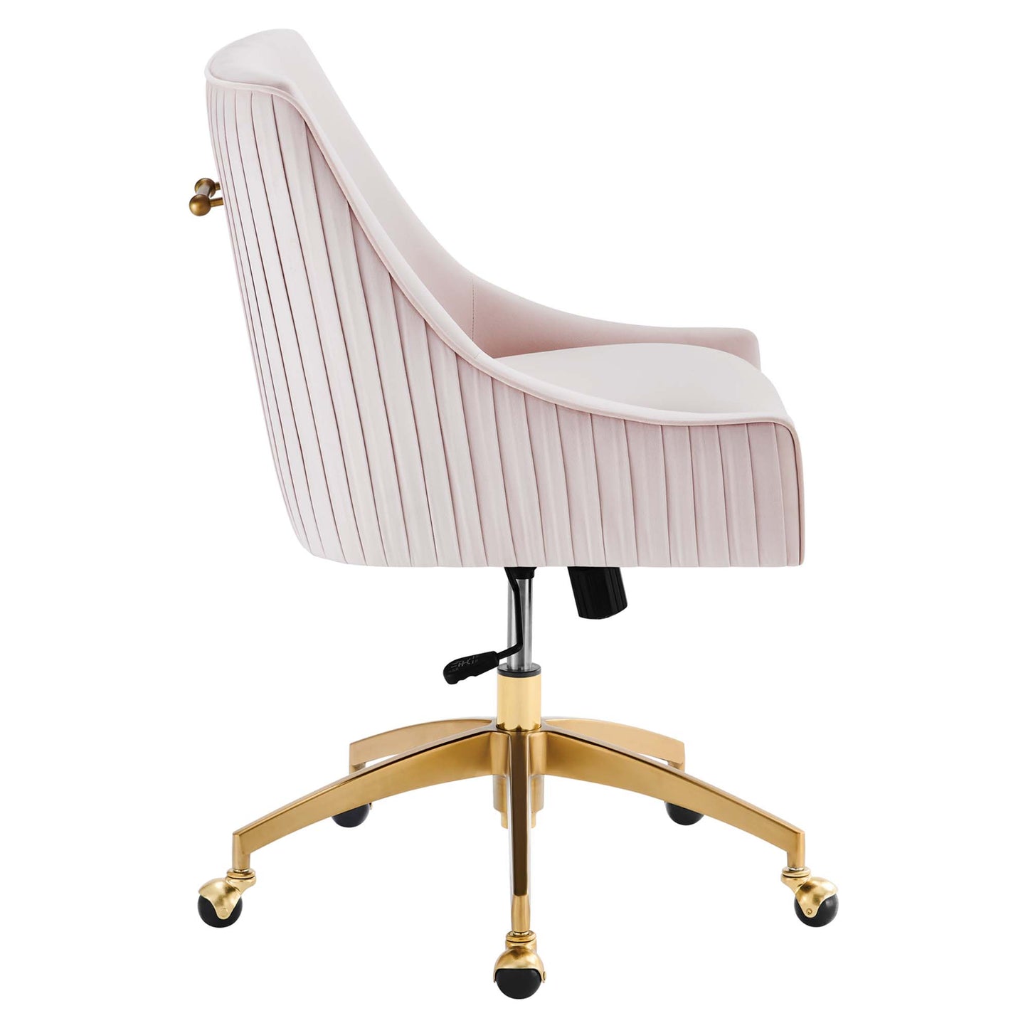 Modway - Discern Performance Velvet Office Chair by Modway  Office Furniture Office Chairs Red - EEI-5080-PNK