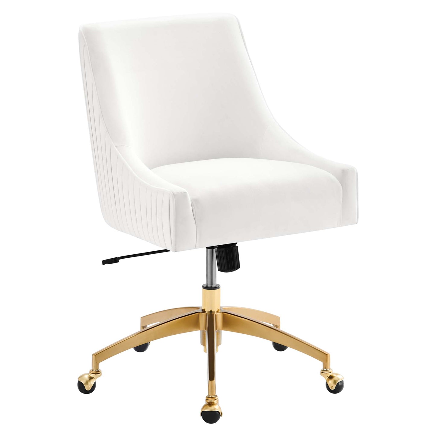 Modway - Discern Performance Velvet Office Chair by Modway  Office Furniture Office Chairs White - EEI-5080-WHI