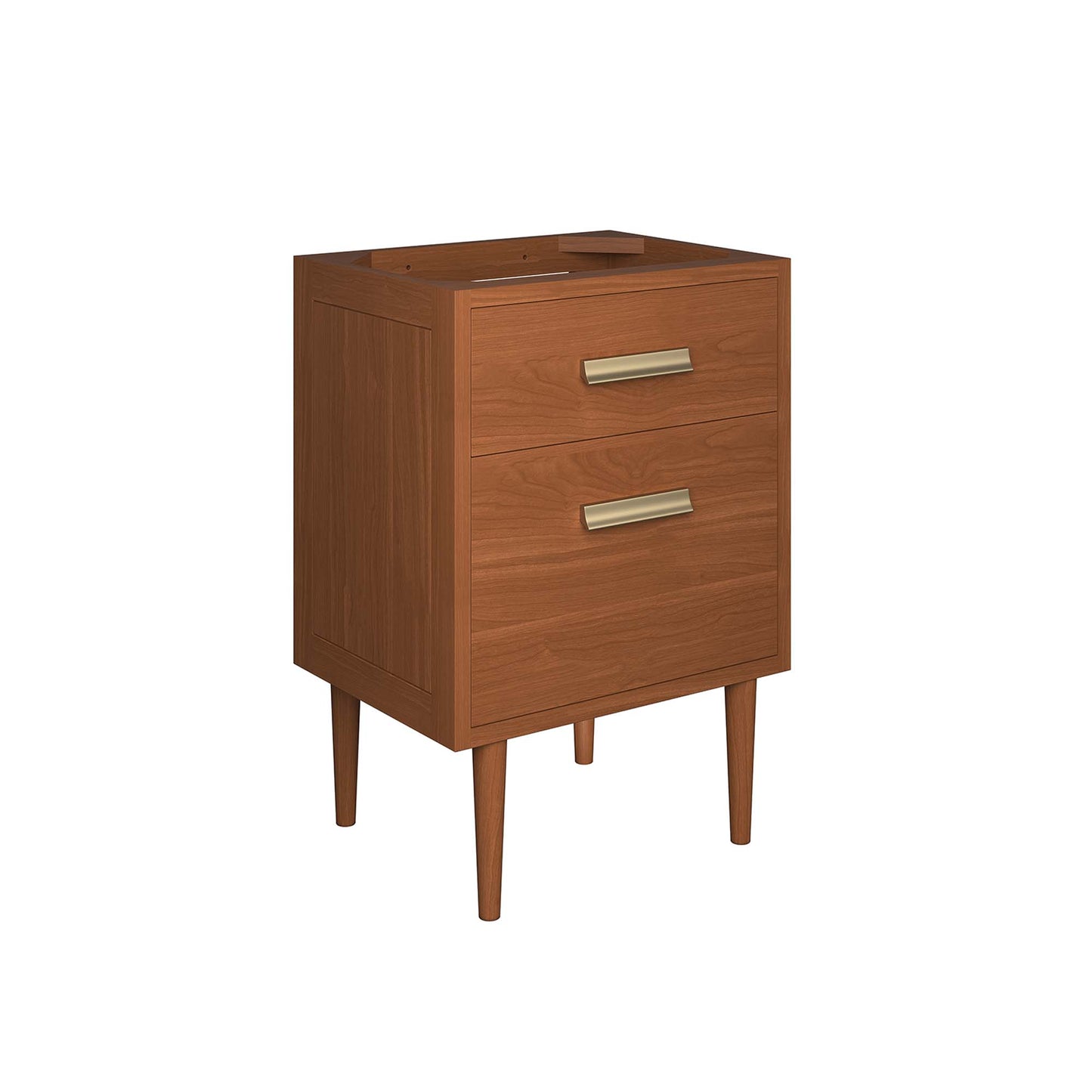 Modway - Cassia 24" Teak Wood Bathroom Vanity Cabinet (Sink Basin Not Included) by Modway  Bathroom Vanities Brown - EEI-5082-NAT
