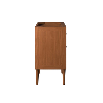 Modway - Cassia 24" Teak Wood Bathroom Vanity Cabinet (Sink Basin Not Included) by Modway  Bathroom Vanities Brown - EEI-5082-NAT