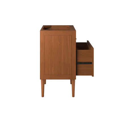 Modway - Cassia 24" Teak Wood Bathroom Vanity Cabinet (Sink Basin Not Included) by Modway  Bathroom Vanities Brown - EEI-5082-NAT