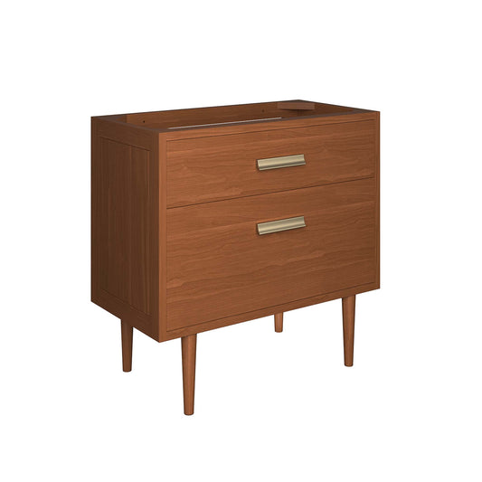 Modway - Cassia 36" Teak Wood Bathroom Vanity Cabinet (Sink Basin Not Included) by Modway  Bathroom Vanities Brown - EEI-5083-NAT