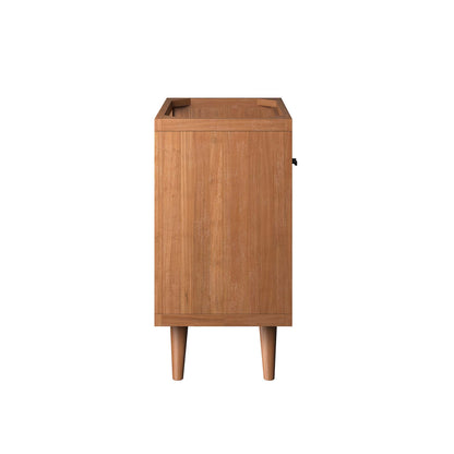 Modway - Birdie 24" Teak Wood Bathroom Vanity Cabinet (Sink Basin Not Included) by Modway  Bathroom Vanities Brown - EEI-5086-NAT