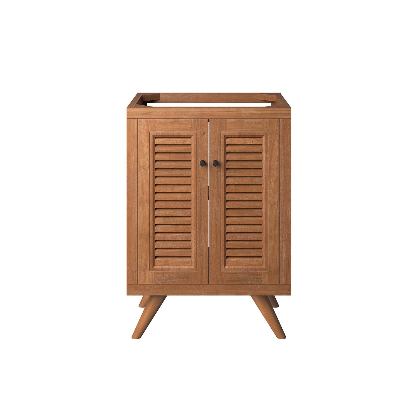 Modway - Birdie 24" Teak Wood Bathroom Vanity Cabinet (Sink Basin Not Included) by Modway  Bathroom Vanities Brown - EEI-5086-NAT