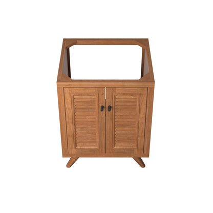 Modway - Birdie 24" Teak Wood Bathroom Vanity Cabinet (Sink Basin Not Included) by Modway  Bathroom Vanities Brown - EEI-5086-NAT