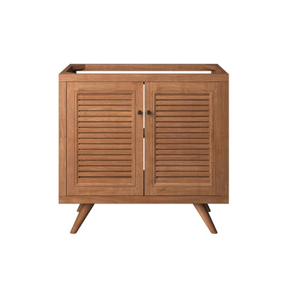 Modway - Birdie 36" Teak Wood Bathroom Vanity Cabinet (Sink Basin Not Included) by Modway  Bathroom Vanities Brown - EEI-5087-NAT