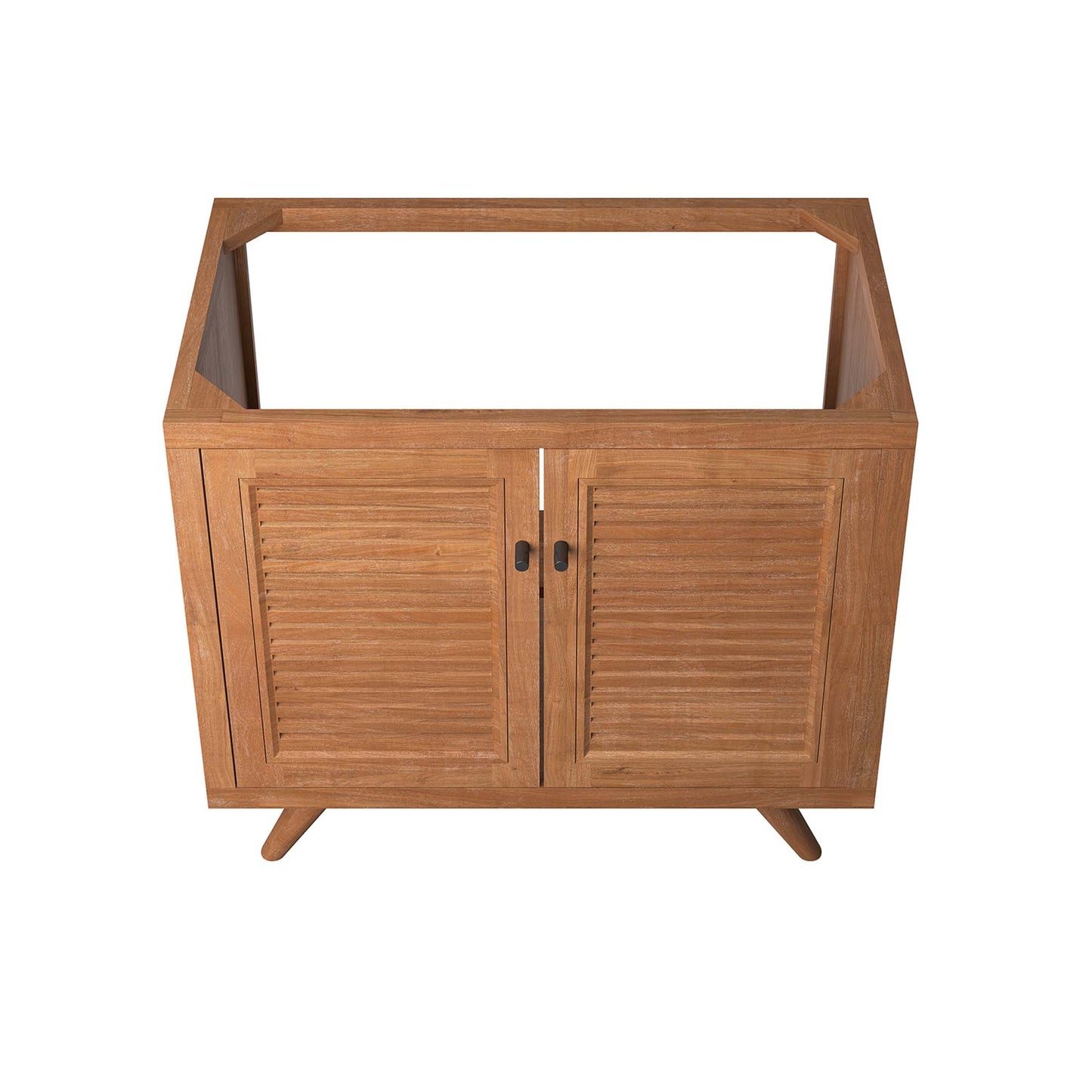 Modway - Birdie 36" Teak Wood Bathroom Vanity Cabinet (Sink Basin Not Included) by Modway  Bathroom Vanities Brown - EEI-5087-NAT