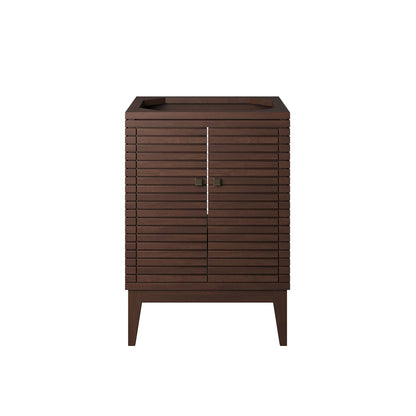 Modway - Ledger 24" Wood Bathroom Vanity Cabinet (Sink Basin Not Included) by Modway  Bathroom Vanities Brown - EEI-5088-WAL