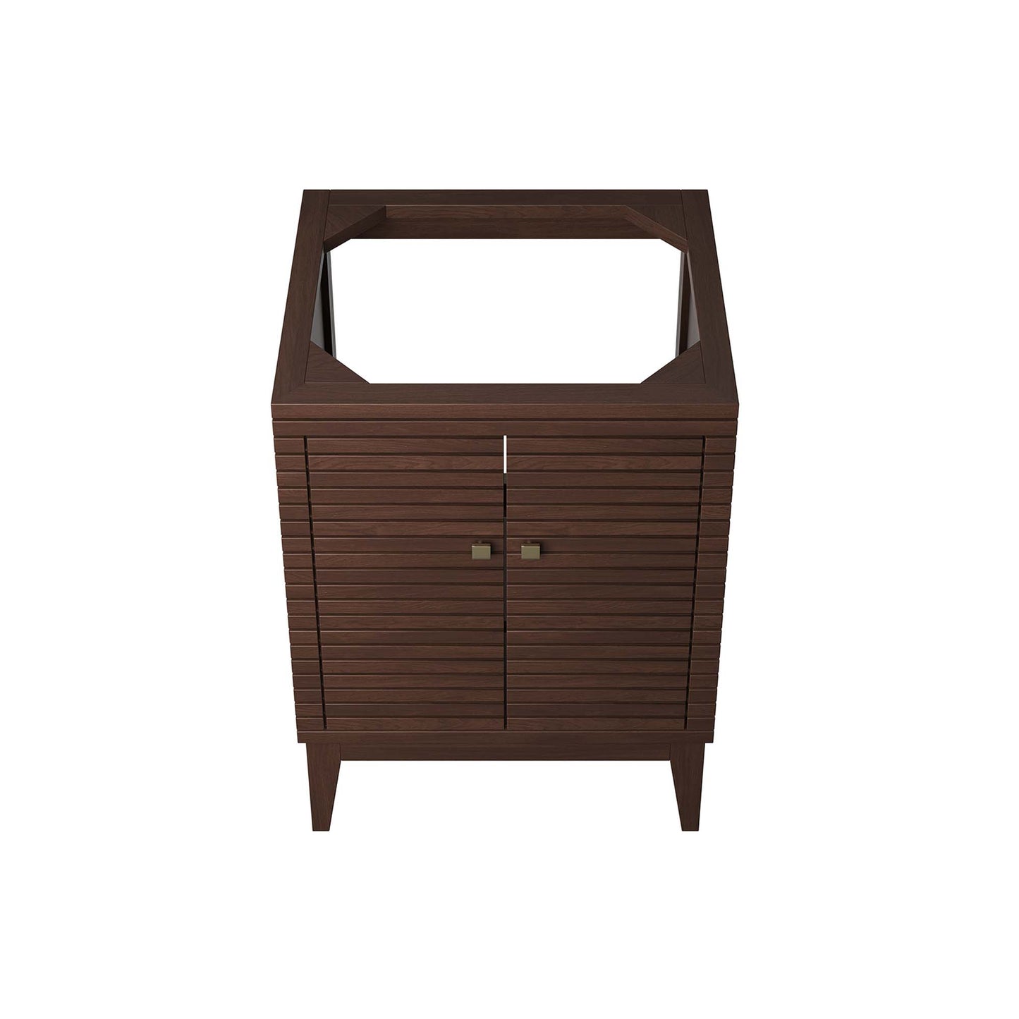 Modway - Ledger 24" Wood Bathroom Vanity Cabinet (Sink Basin Not Included) by Modway  Bathroom Vanities Brown - EEI-5088-WAL