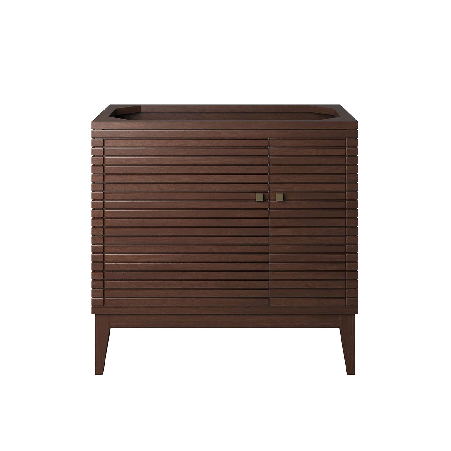 Modway - Ledger 36" Wood Bathroom Vanity Cabinet (Sink Basin Not Included) by Modway  Bathroom Vanities Brown - EEI-5089-WAL
