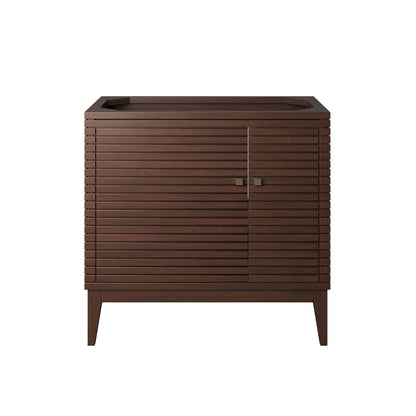 Modway - Ledger 36" Wood Bathroom Vanity Cabinet (Sink Basin Not Included) by Modway  Bathroom Vanities Brown - EEI-5089-WAL