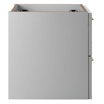 Modway Outlet Daybreak 24" Wall-Mount by Modway  Bathroom Furniture Light Gray - EEI-5107-LGR
