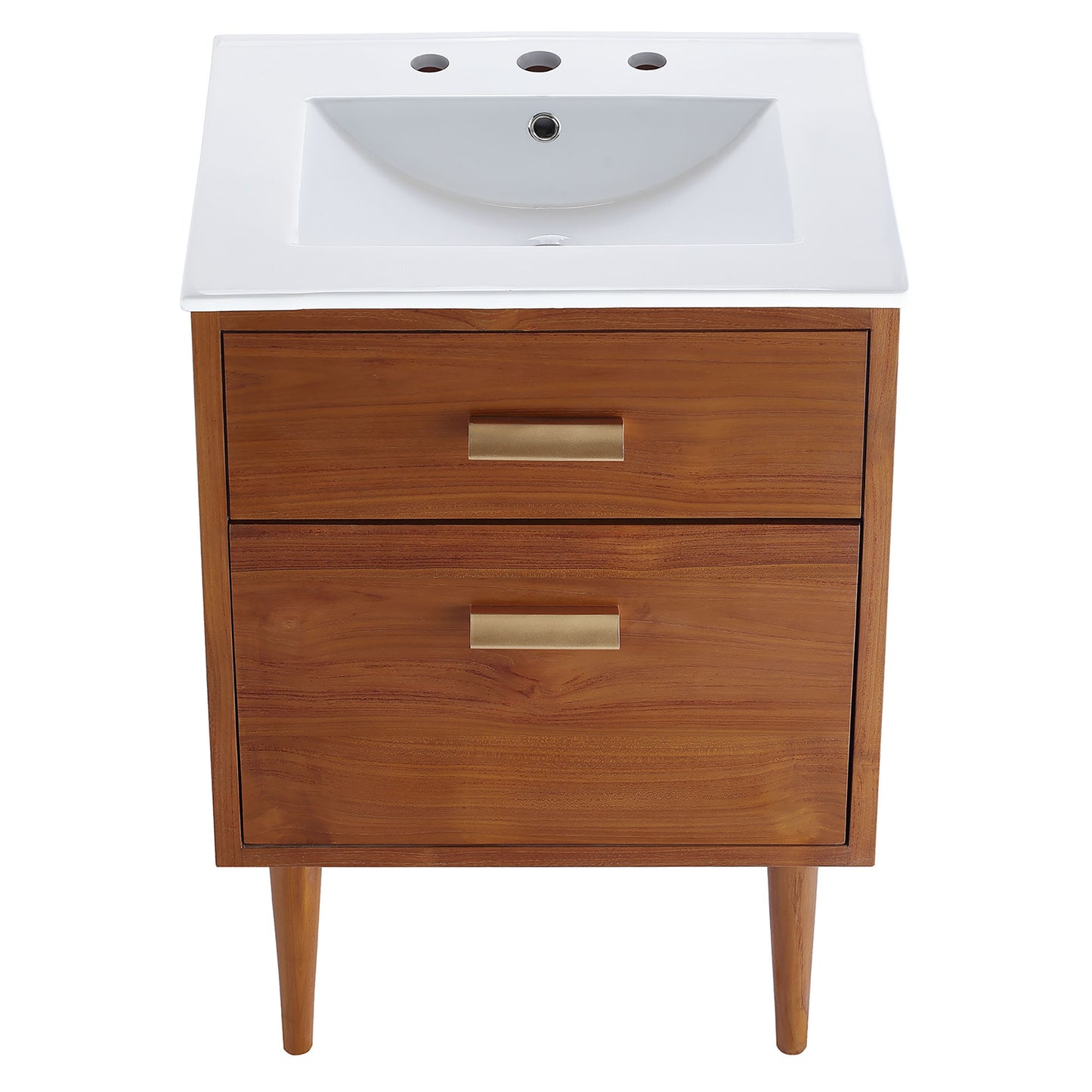 Modway - Cassia 24" Bathroom Vanity by Modway  Bathroom Vanities White - EEI-5108-NAT-WHI