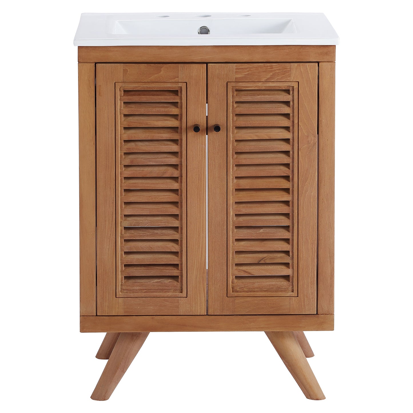 Modway - Birdie 24" Bathroom Vanity by Modway  Bathroom Vanities White - EEI-5112-NAT-WHI