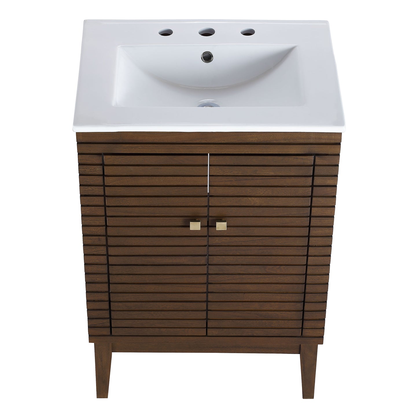 Modway - Ledger 24" Bathroom Vanity by Modway  Bathroom Vanities White - EEI-5114-WAL-WHI