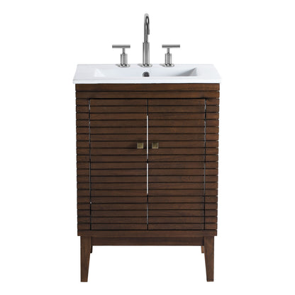Modway - Ledger 24" Bathroom Vanity by Modway  Bathroom Vanities White - EEI-5114-WAL-WHI