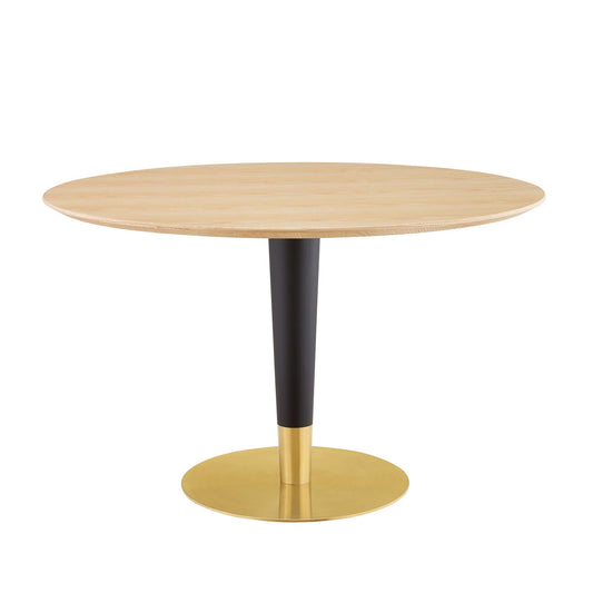 Modway Outlet Zinque 47" Dining Table by Modway  Bar and Dining Furniture Gold Natural - EEI-5147-GLD-NAT