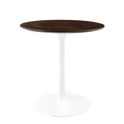 Modway - Lippa 28" Round Wood Dining Table by Modway  Bar and Dining Bar and Dining Tables Brown - EEI-5155-WHI-CHE