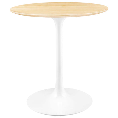 Modway Outlet Lippa 28" Round Wood Dining Table by Modway  Bar and Dining Furniture White Natural - EEI-5156-WHI-NAT