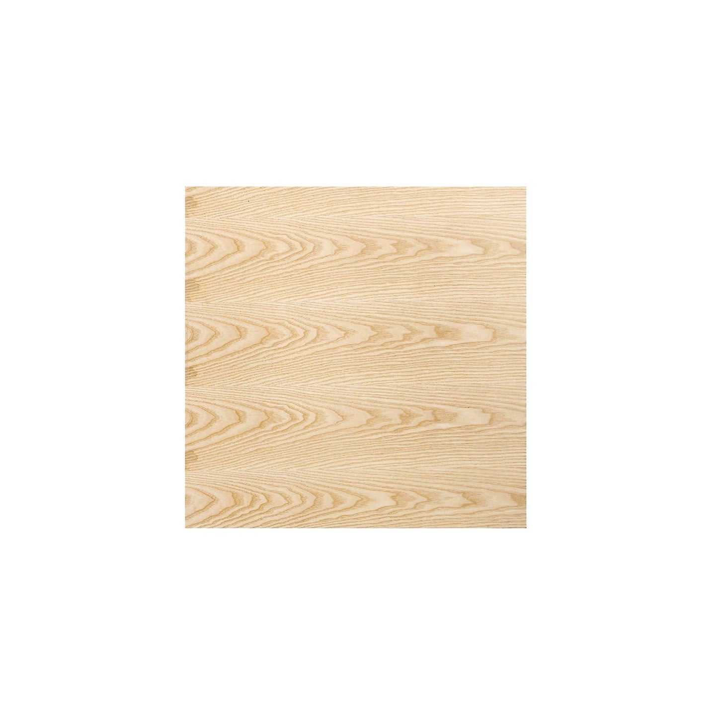 24-inch square light natural wood dining table with visible grain