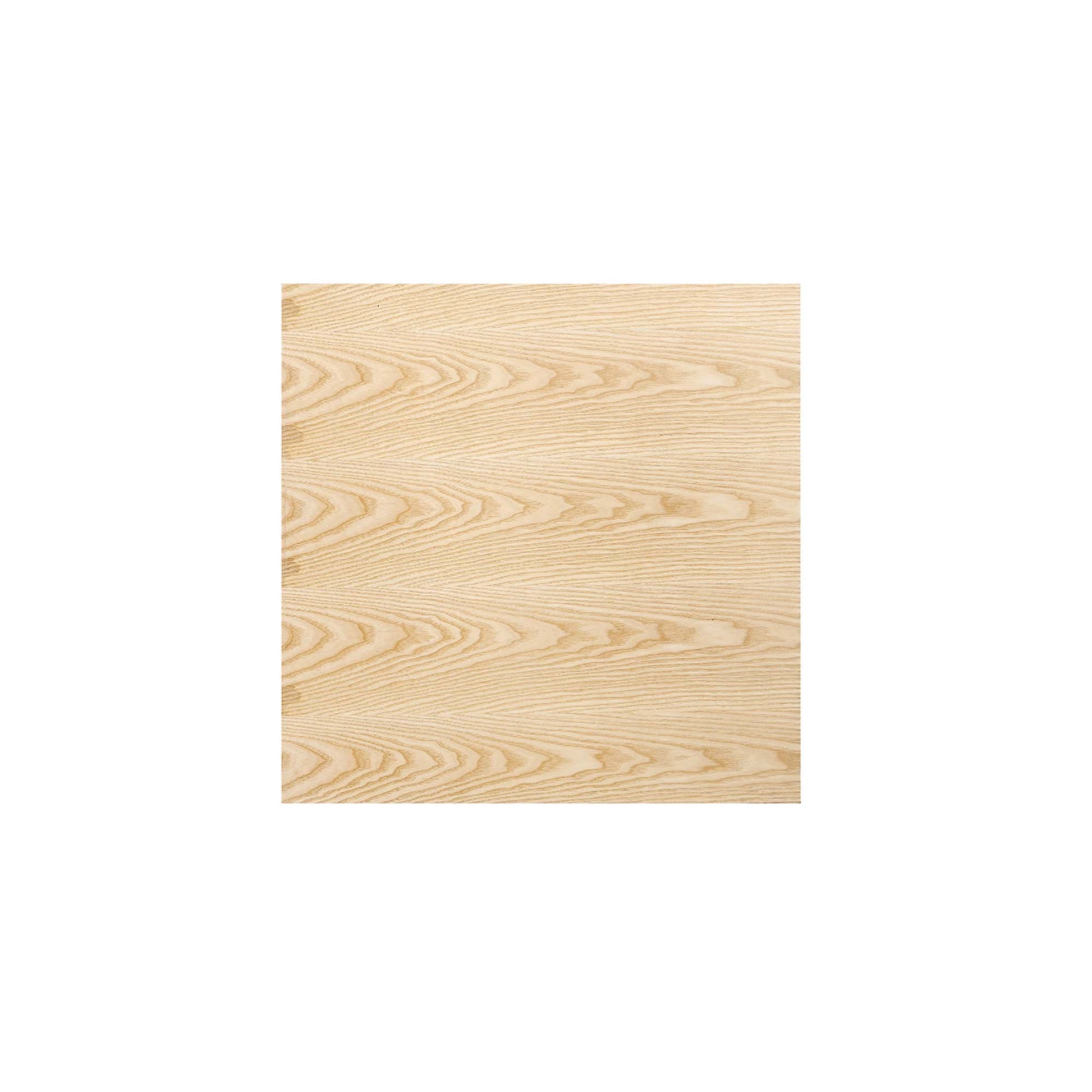 24-inch square light natural wood dining table with visible grain