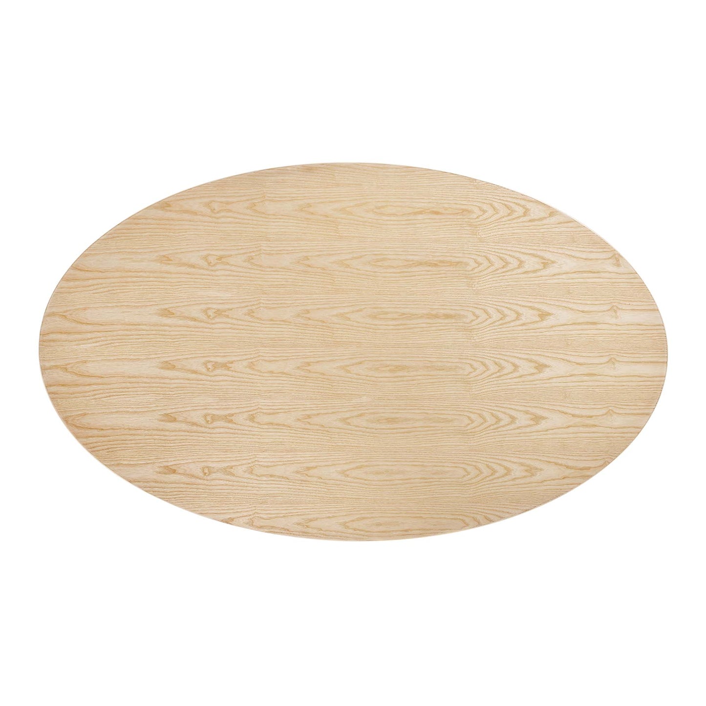 Modway Outlet Lippa 78" Oval Wood Dining Table by Modway  Bar and Dining Furniture White Natural - EEI-5197-WHI-NAT